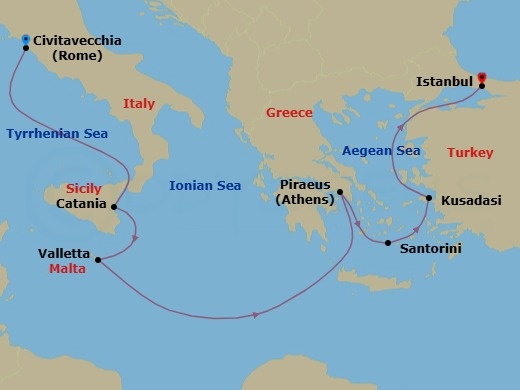 Cruise Map