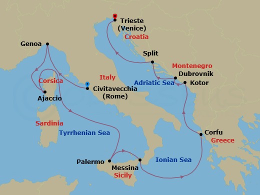 Cruise Map