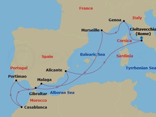 Cruise Map
