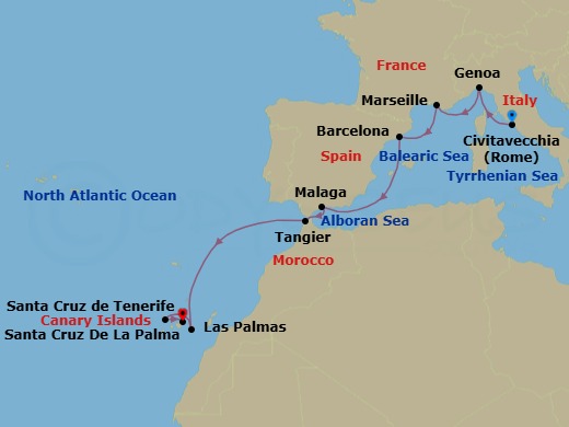 Cruise Map