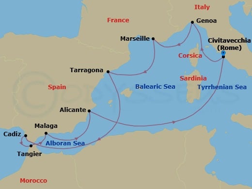 Cruise Map