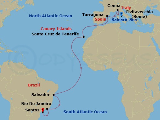 Cruise Map