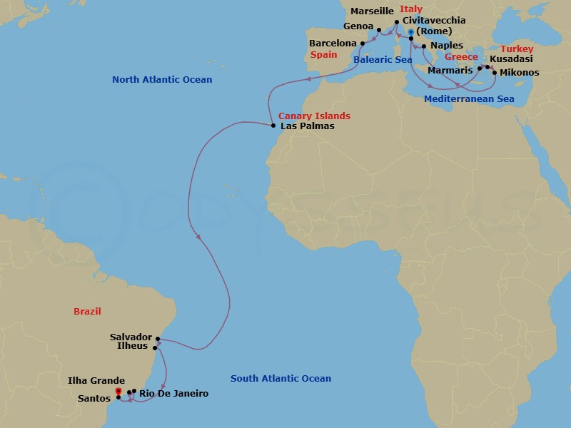 Cruise Map
