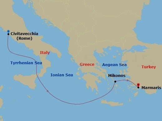 Cruise Map