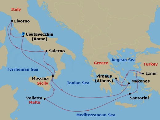Cruise Map