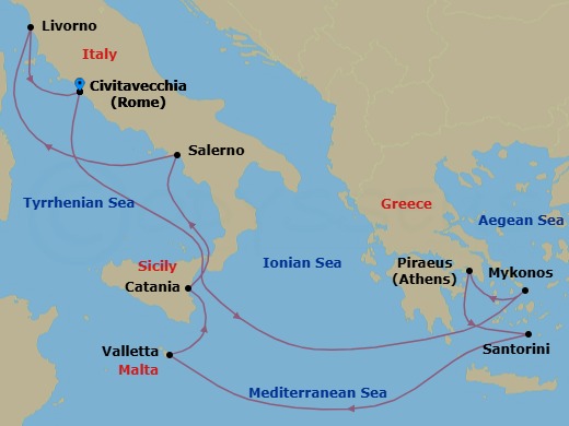 Cruise Map