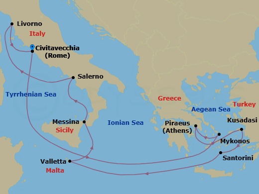 Cruise Map