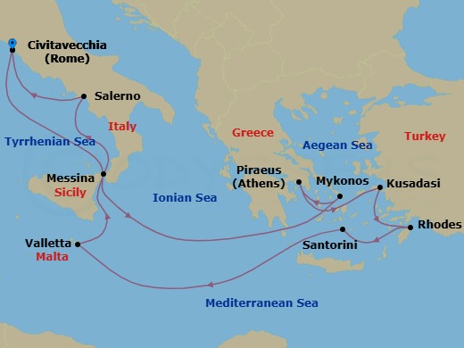 Cruise Map