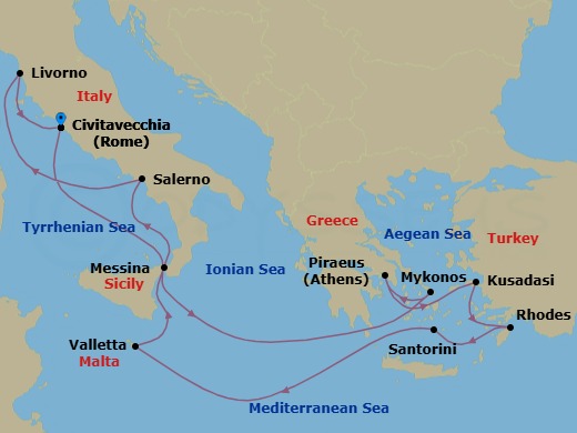 Cruise Map