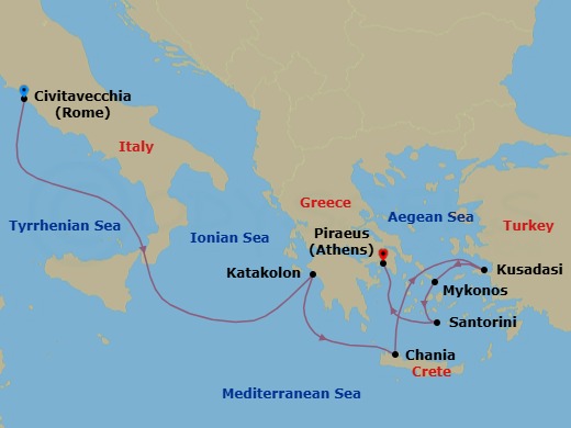 Cruise Map