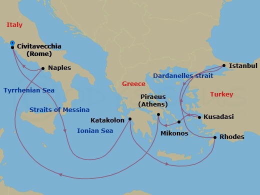 Cruise Map
