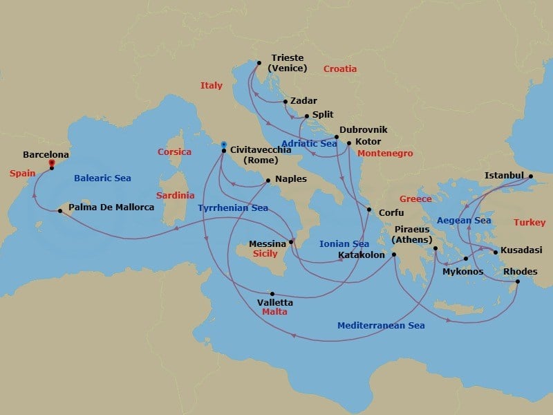 Cruise Map