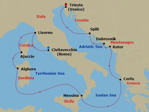 Cruise Map