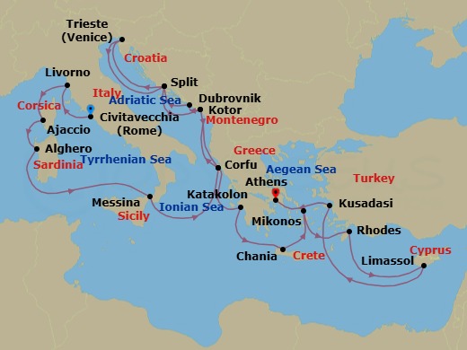 Cruise Map