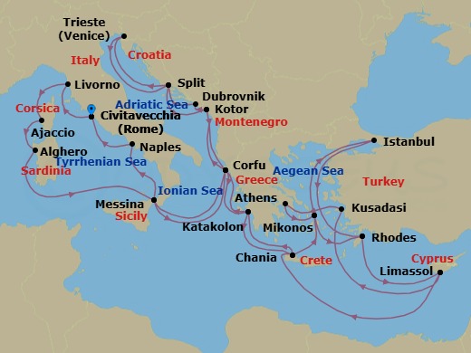 Cruise Map