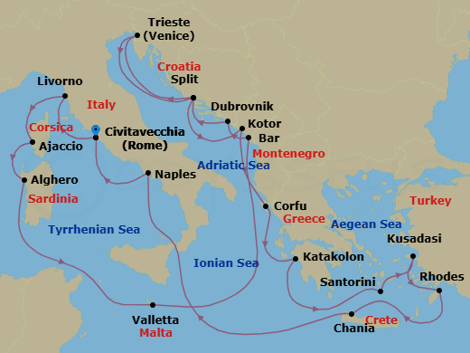 Cruise Map