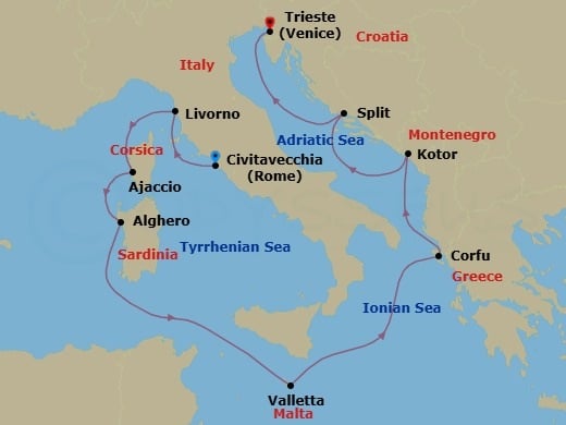 Cruise Map