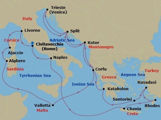 Cruise Map