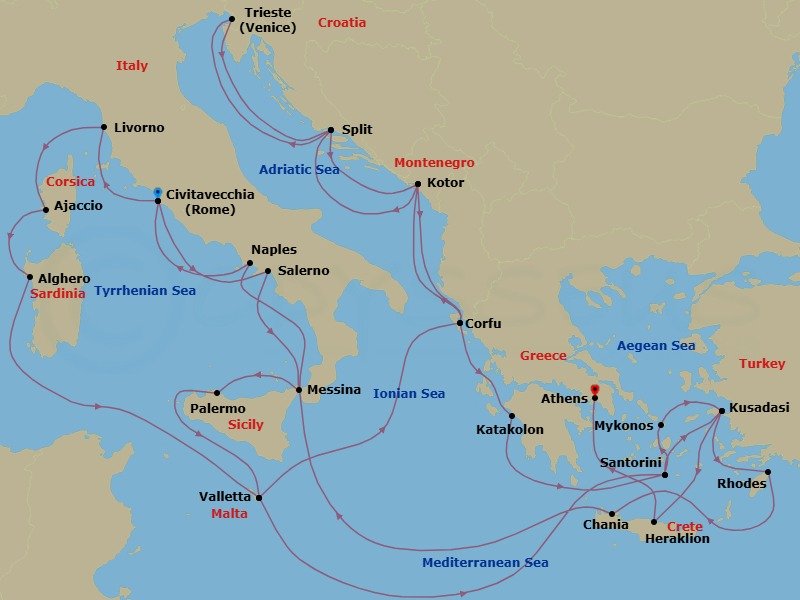 Cruise Map