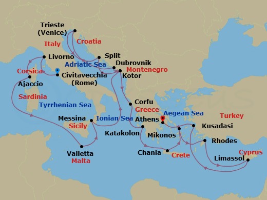 Cruise Map