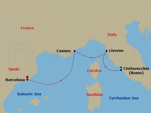 Cruise Map