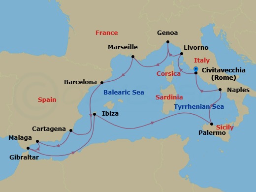 Cruise Map
