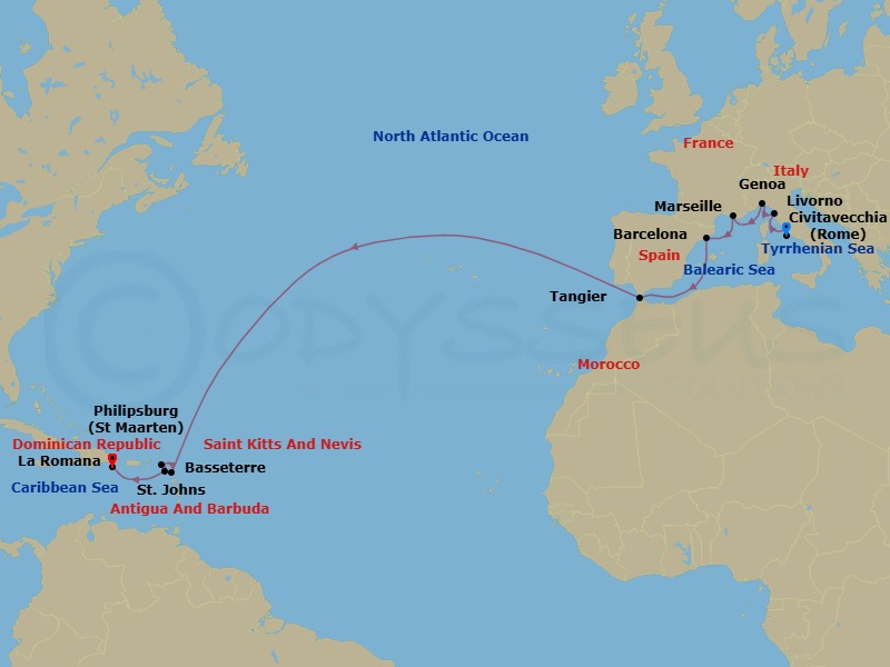 Cruise Map