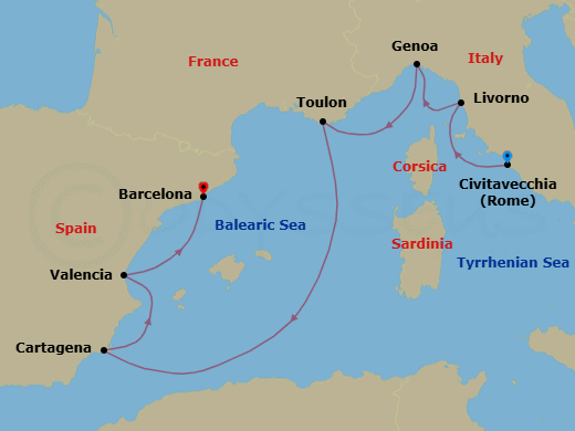 Cruise Map