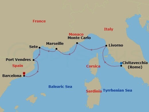 Cruise Map