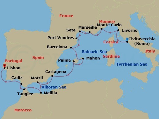 Cruise Map