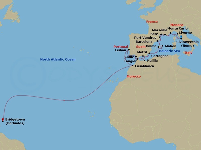 Cruise Map