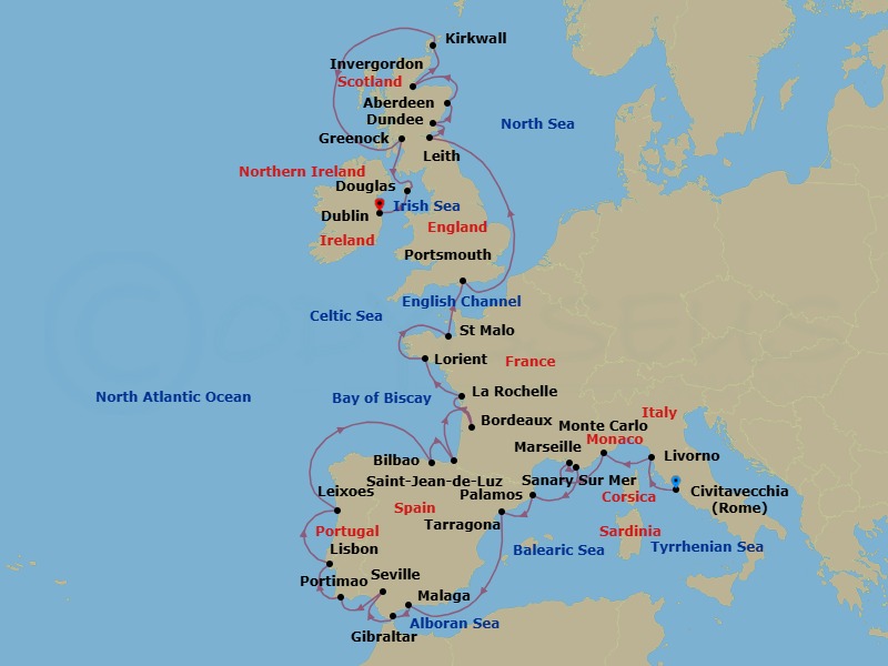 Cruise Map