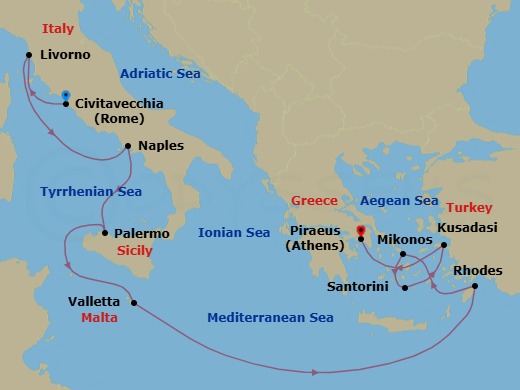 Cruise Map