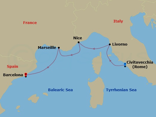 Cruise Map