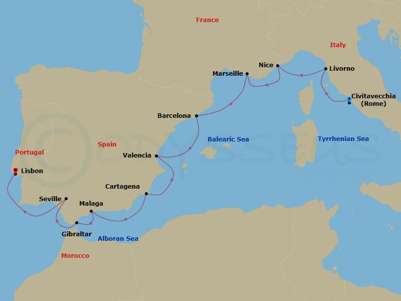 Cruise Map