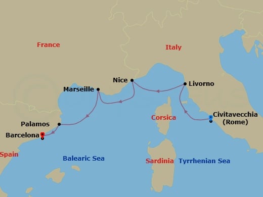 Cruise Map