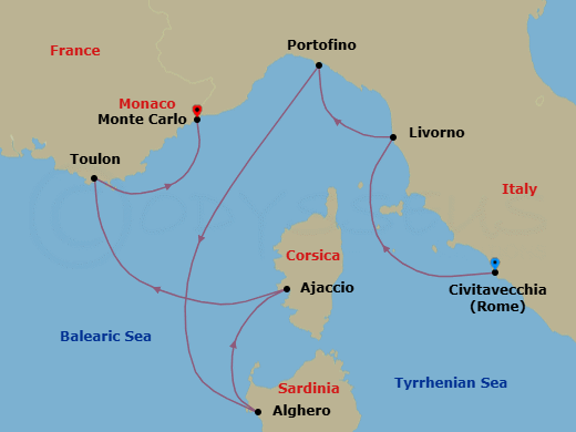 Cruise Map