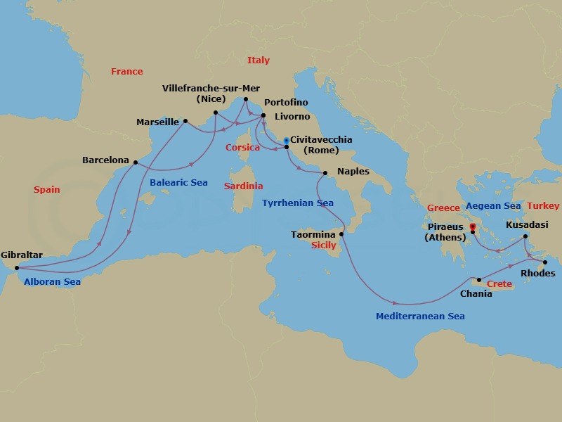 Cruise Map