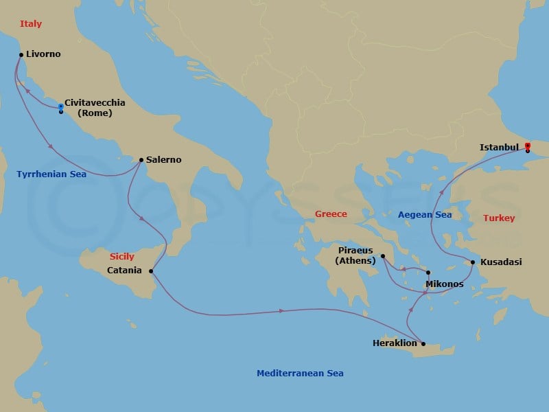Cruise Map