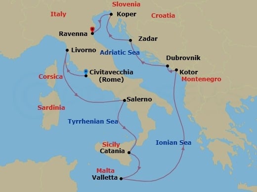 Cruise Map