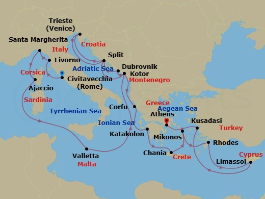 Cruise Map