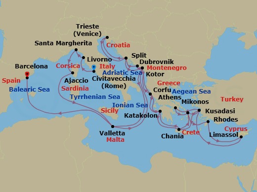 Cruise Map