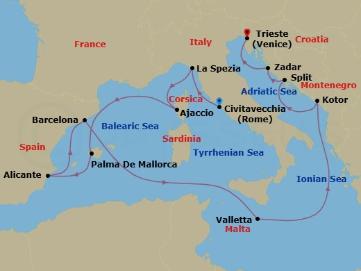 Cruise Map