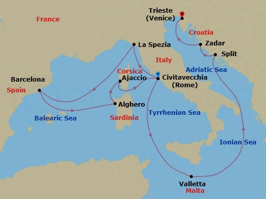 Cruise Map