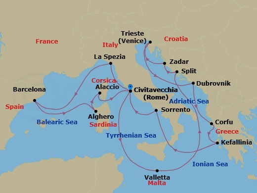 Cruise Map