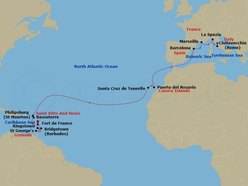 Cruise Map