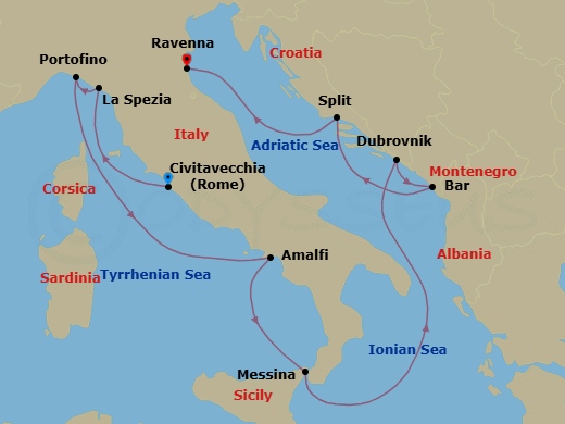 Cruise Map
