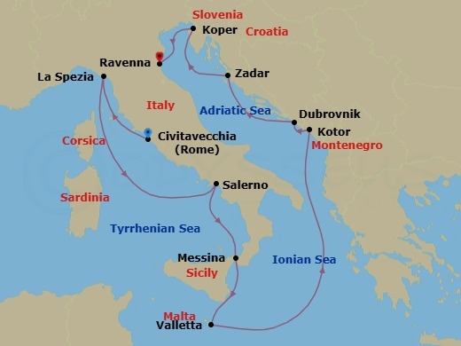 Cruise Map