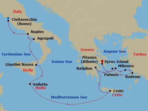 Cruise Map