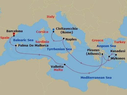 Cruise Map